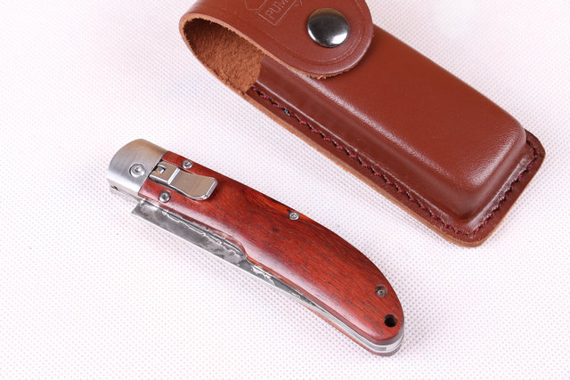 Damascus Horizontal open knife UD402053